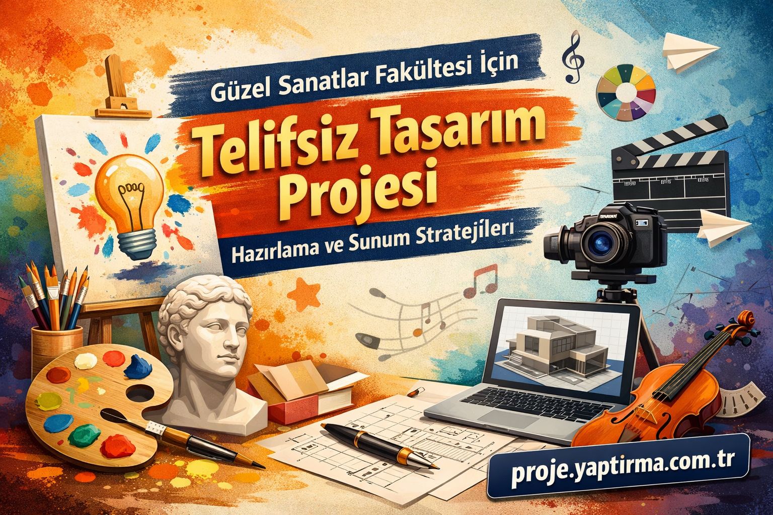 Read more about the article Güzel Sanatlar Fakültesi İçin Telifsiz Tasarım Projesi Hazırlama ve Sunum Stratejileri