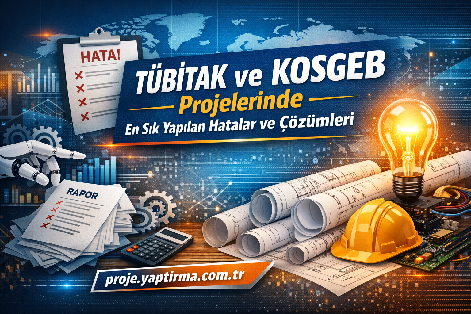 Read more about the article TÜBİTAK ve KOSGEB Projelerinde En Sık Yapılan Hatalar ve Çözümleri