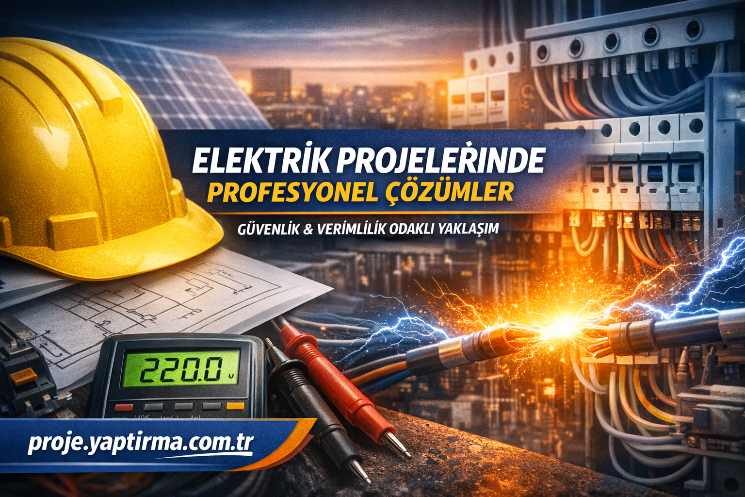 Read more about the article Elektrik Projelerinde Profesyonel Çözümler: Güvenlik ve Verimlilik Odaklı Yaklaşım