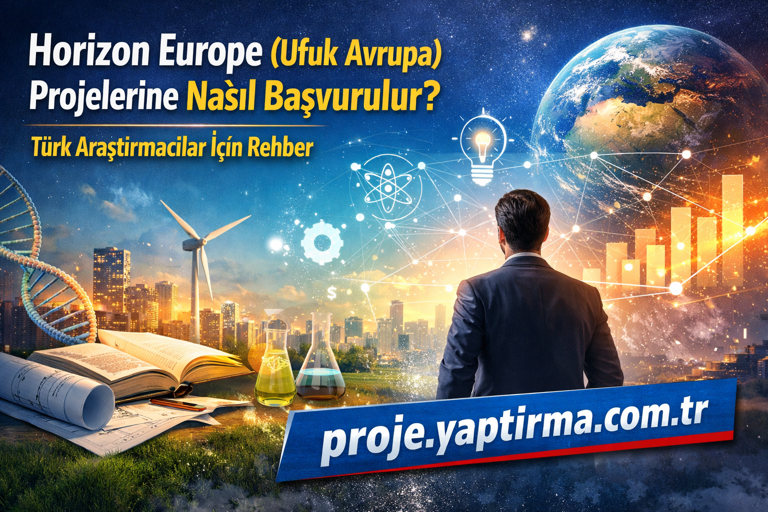 Read more about the article Horizon Europe (Ufuk Avrupa) Projelerine Nasıl Başvurulur? Türk Araştırmacılar İçin Rehber