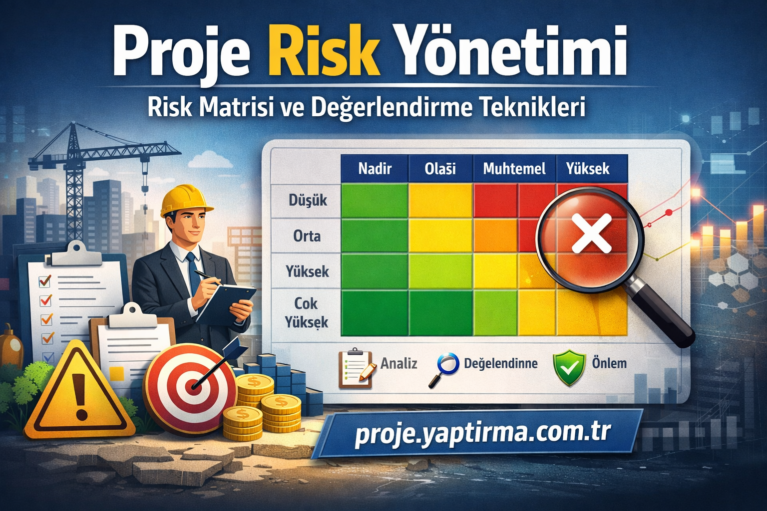 Read more about the article Proje Risk Yönetimi: Risk Matrisi ve Değerlendirme Teknikleri
