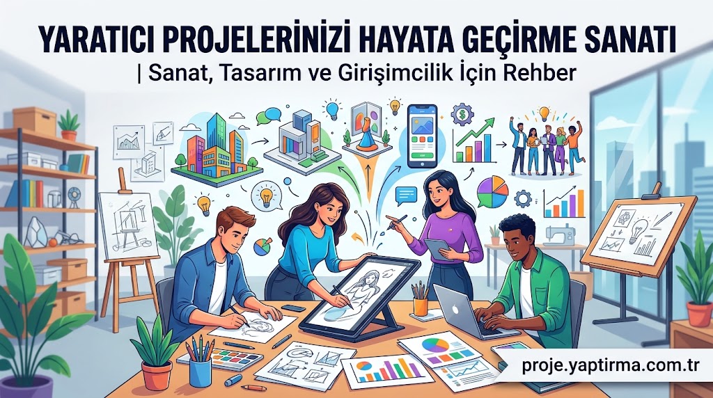 Read more about the article Yaratıcı Projelerinizi Hayata Geçirme Sanatı | Sanat, Tasarım ve Girişimcilik İçin Rehber